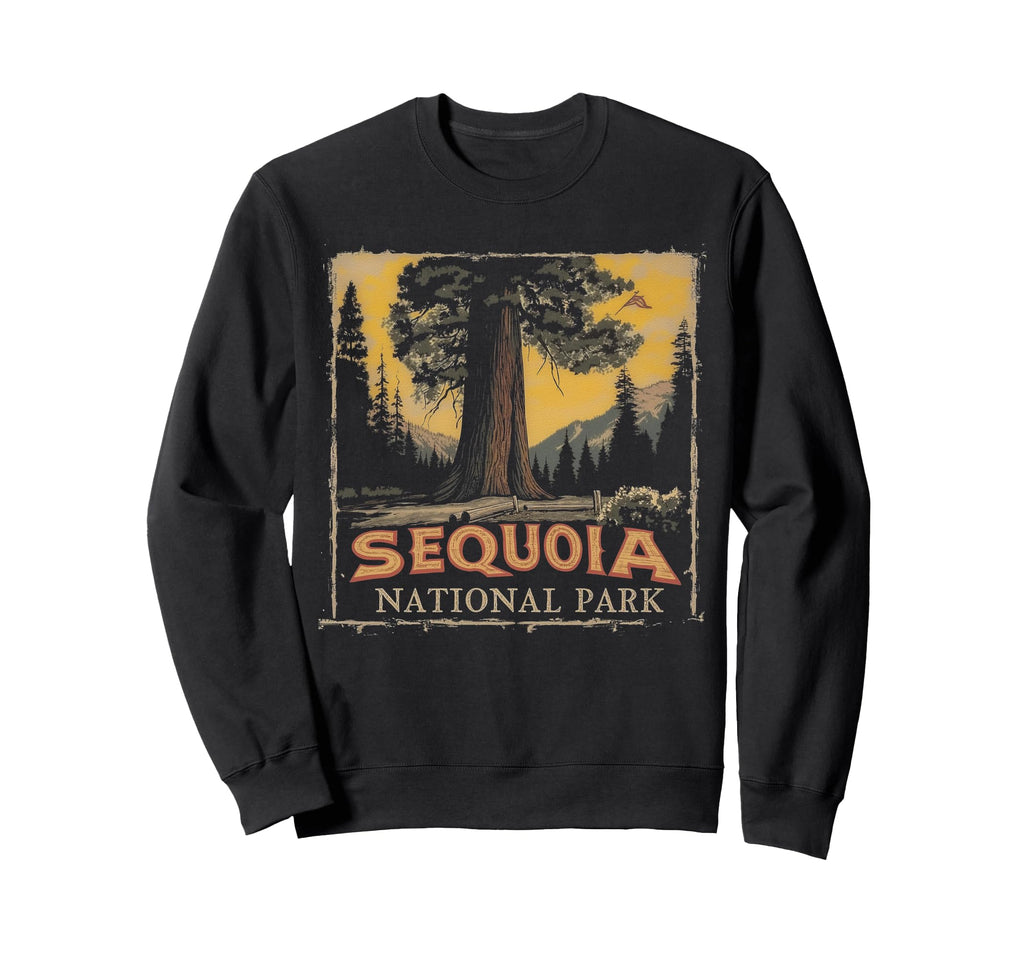 Sequoia Us National Park Sweatshirt - Custom Art Print Unisex - T-Shirt, Sweatshirt, Hoodie