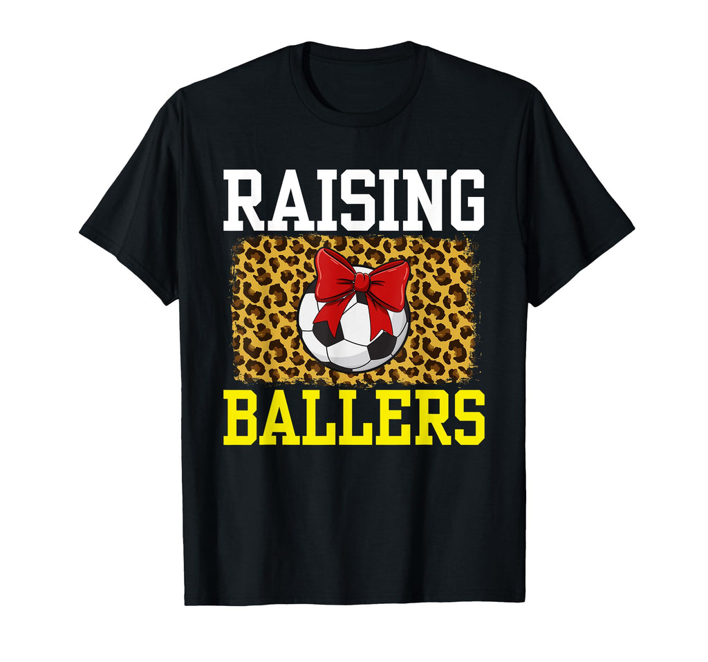 Raising Ballers Soccer Red Bow Ball Sweatshirt - Aesthetic Graphic Unisex - T-Shirt, Sweatshirt, Hoodie