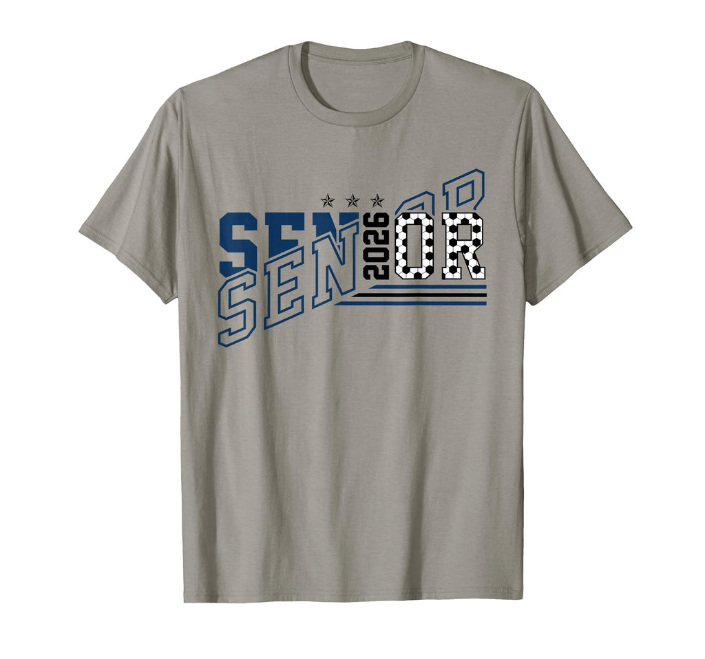 Senior 2026 Soccer Graduation Class T-Shirt - Unique Graphic for Adults - T-Shirt, Sweatshirt, Hoodie