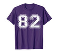 Number 82 Distressed Eighty Two T-Shirt - Streetwear Style Men Women - T-Shirt, Sweatshirt, Hoodie