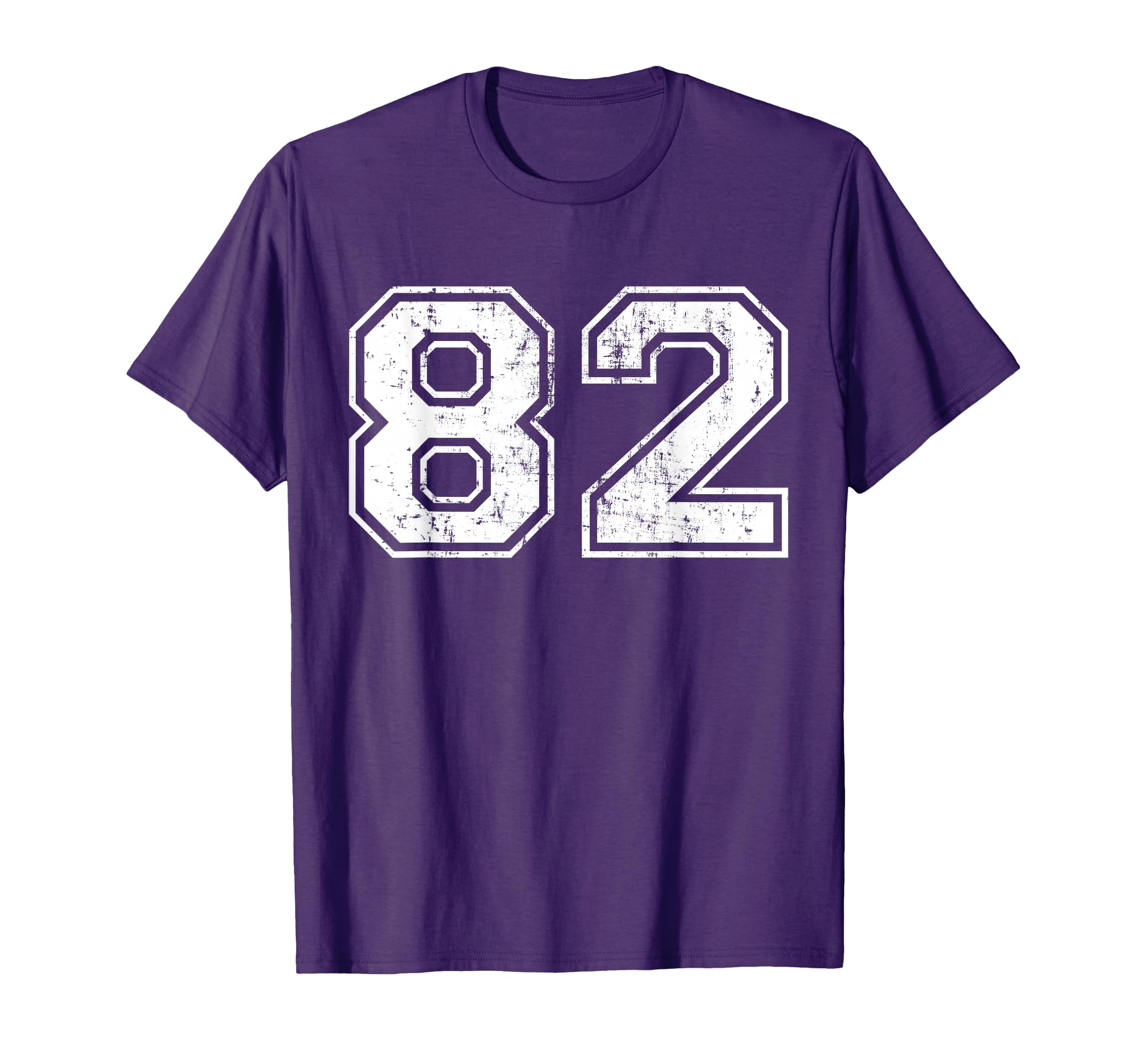 Number 82 Distressed Eighty Two T-Shirt - Streetwear Style Men Women - T-Shirt, Sweatshirt, Hoodie