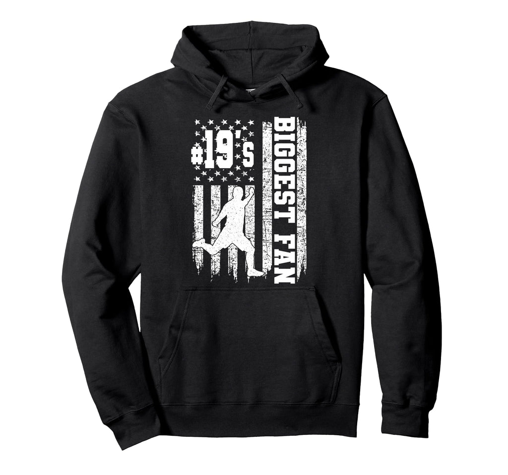 Soccer Biggest Fan Number 19 Proud Hoodie - Streetwear Style Men Women - T-Shirt, Sweatshirt, Hoodie