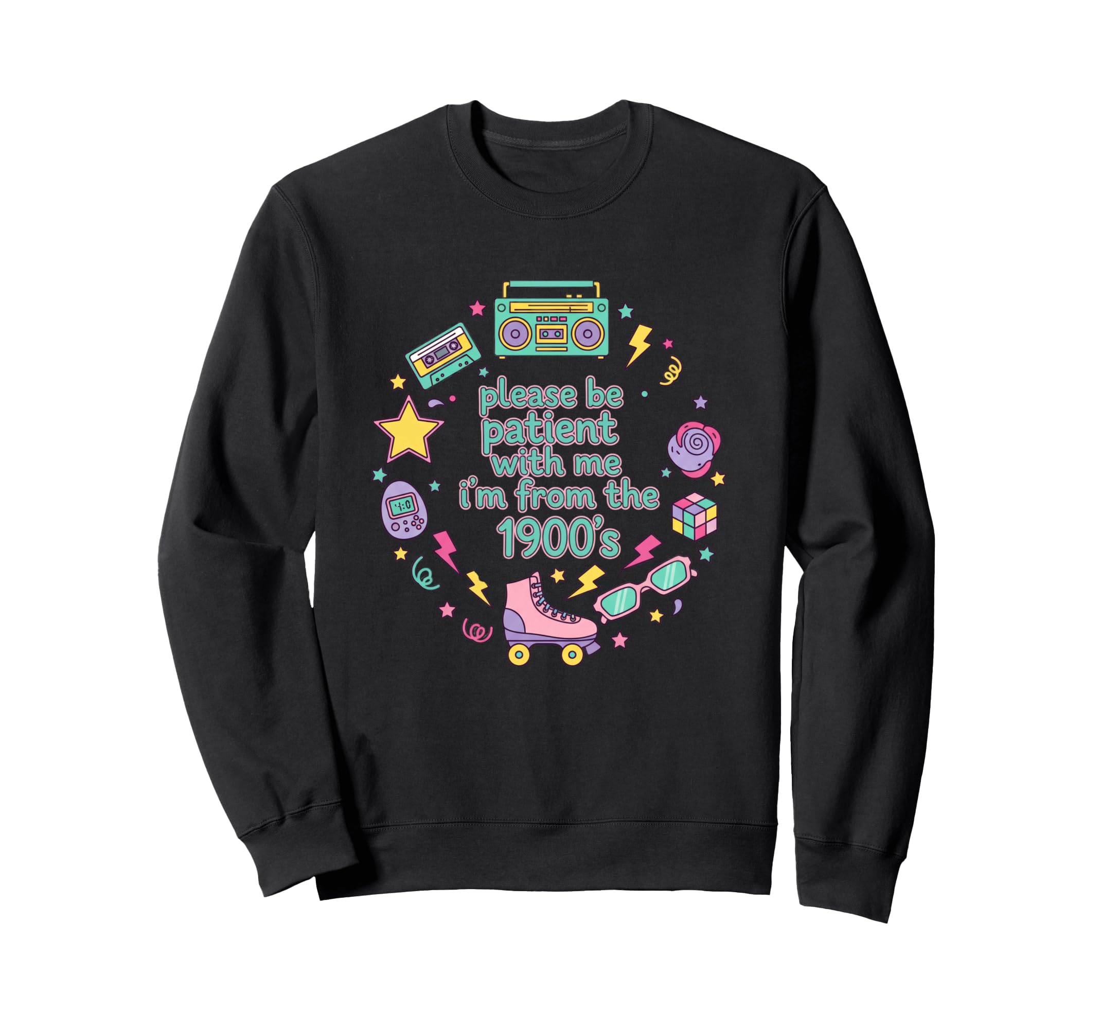 Please Be Patient Me Im From Sweatshirt - Aesthetic Graphic Men Women - T-Shirt, Sweatshirt, Hoodie