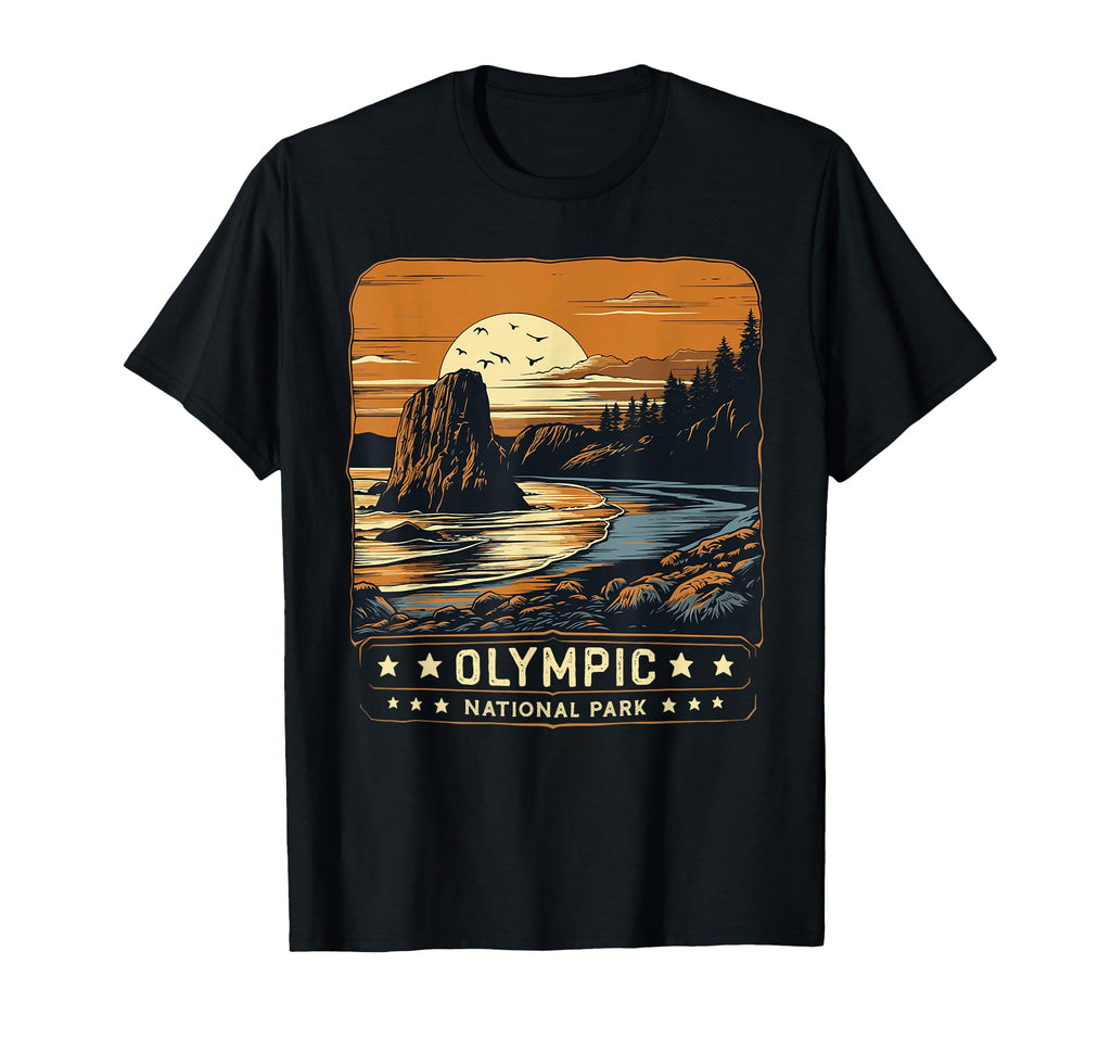 Olympic National Park Washington T-Shirt - Graphic Print for Adults - T-Shirt, Sweatshirt, Hoodie