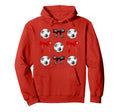 Soccer Balls Bows Womens Soccer Player Hoodie - Custom Art Print Men Women - T-Shirt, Sweatshirt, Hoodie
