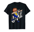 Dabbing Soccer Bosnia Herzegovina Fans T-Shirt - Graphic Print Men Women - T-Shirt, Sweatshirt, Hoodie