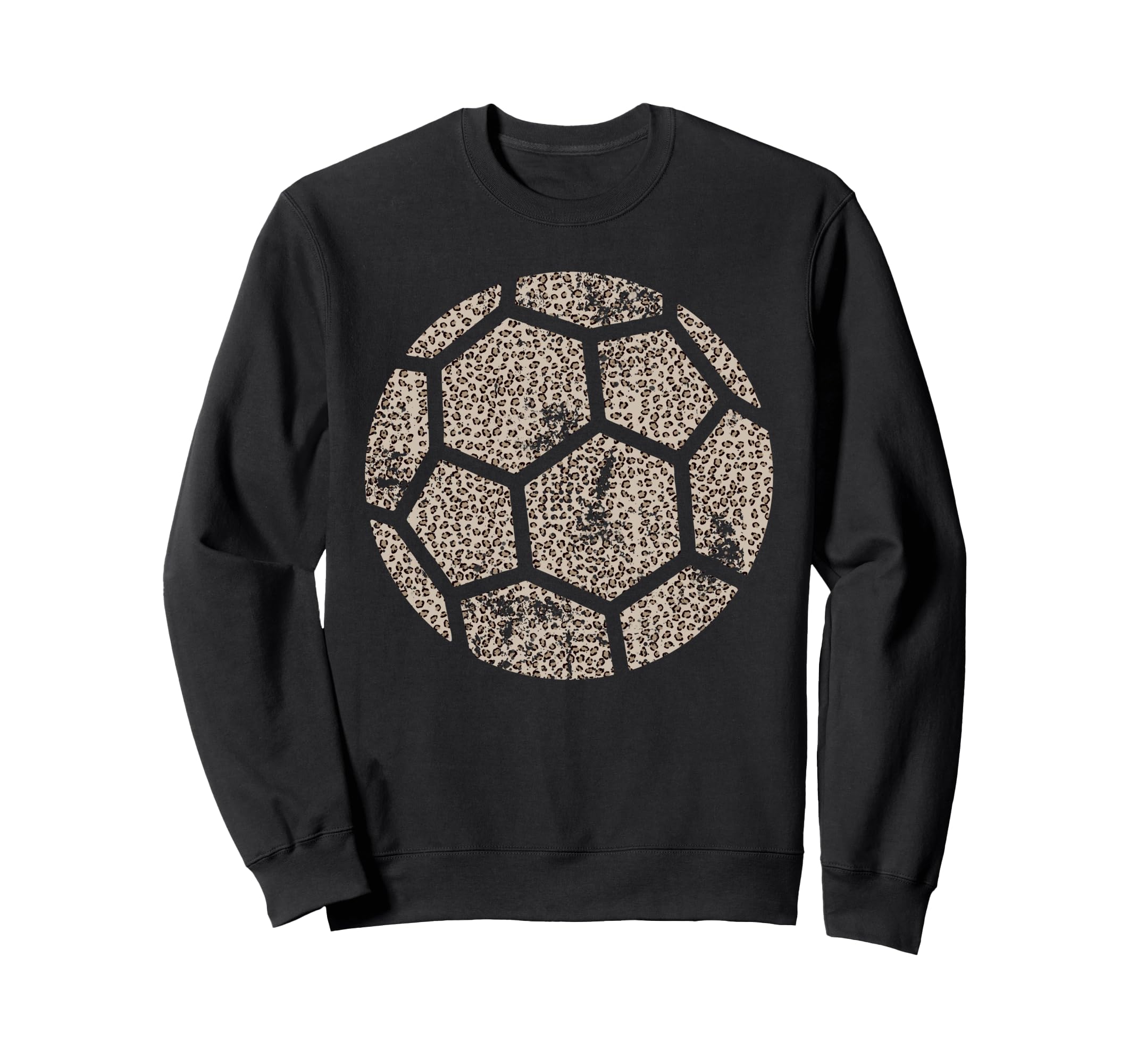 Leopard Soccer Lover Soccer Mom Mama Sweatshirt - Novelty Apparel Unisex - T-Shirt, Sweatshirt, Hoodie