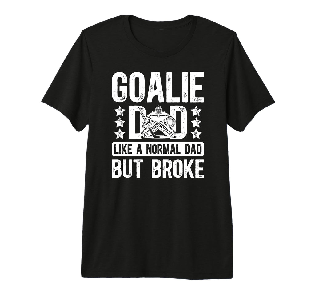 Mens Hockey Goalie Dad Definition Dad T-Shirt - Unique Graphic Men Women - T-Shirt, Sweatshirt, Hoodie