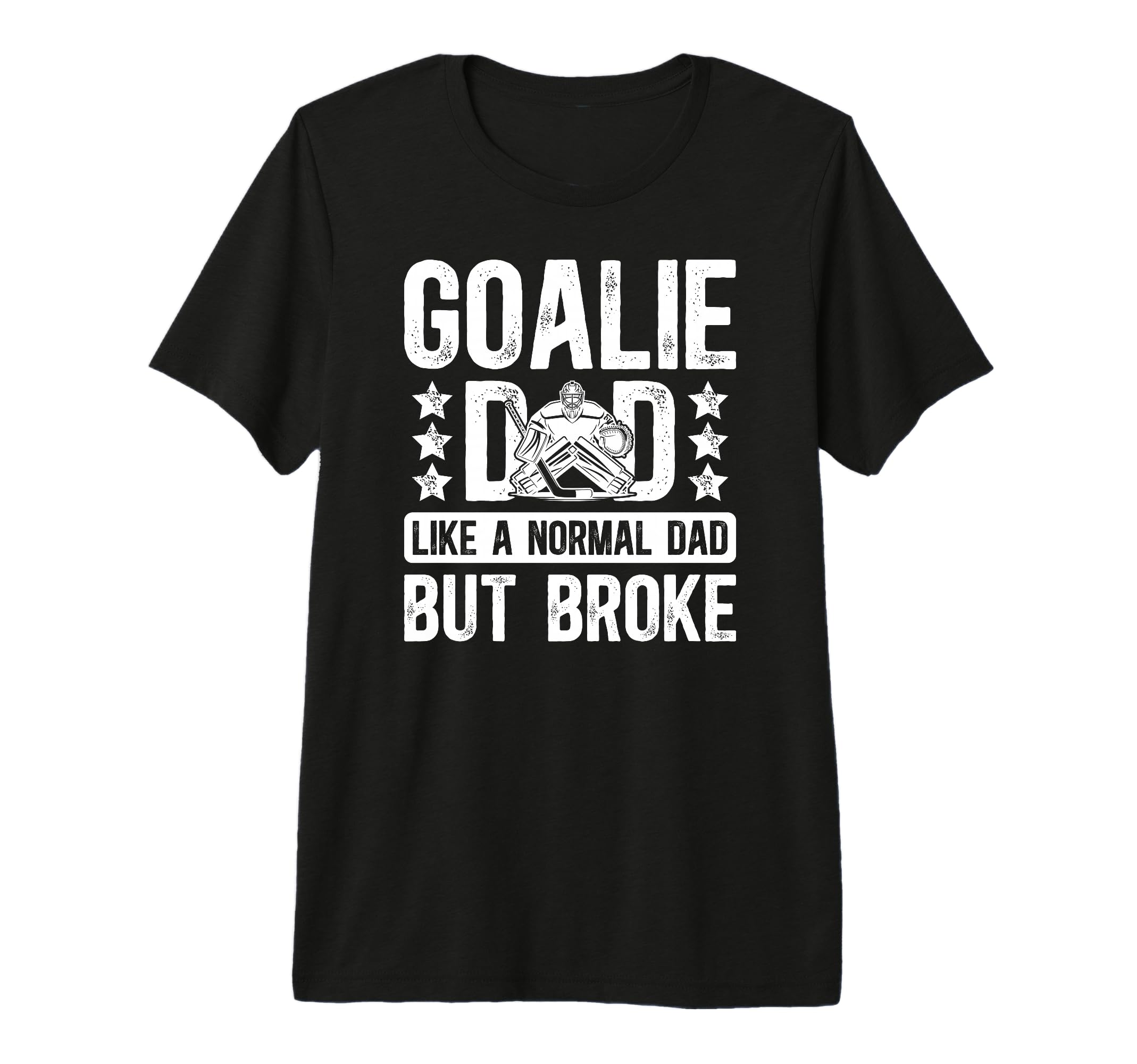 Mens Hockey Goalie Dad Definition Dad T-Shirt - Unique Graphic Men Women - T-Shirt, Sweatshirt, Hoodie