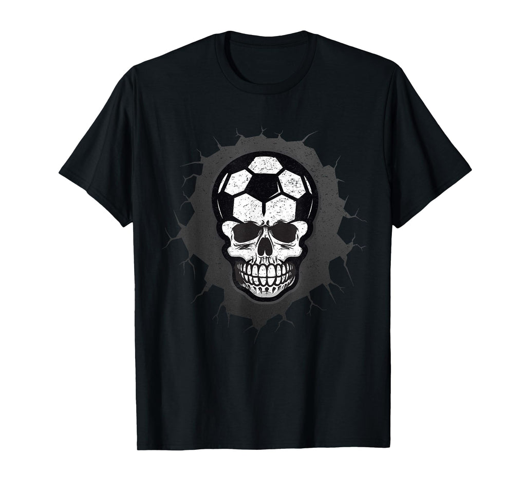 Soccer Skull Halloween Skeleton Sporty T-Shirt - Aesthetic Graphic Unisex - T-Shirt, Sweatshirt, Hoodie