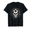 Soccer Skull Halloween Skeleton Sporty T-Shirt - Aesthetic Graphic Unisex - T-Shirt, Sweatshirt, Hoodie