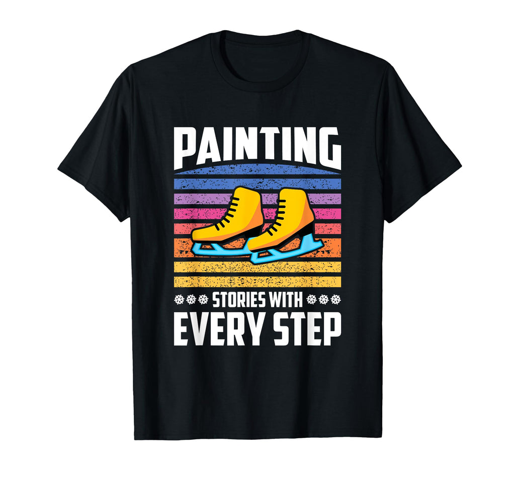 Ice Skater Roller Skate Frozen Skating T-Shirt - Aesthetic Graphic Unisex - T-Shirt, Sweatshirt, Hoodie