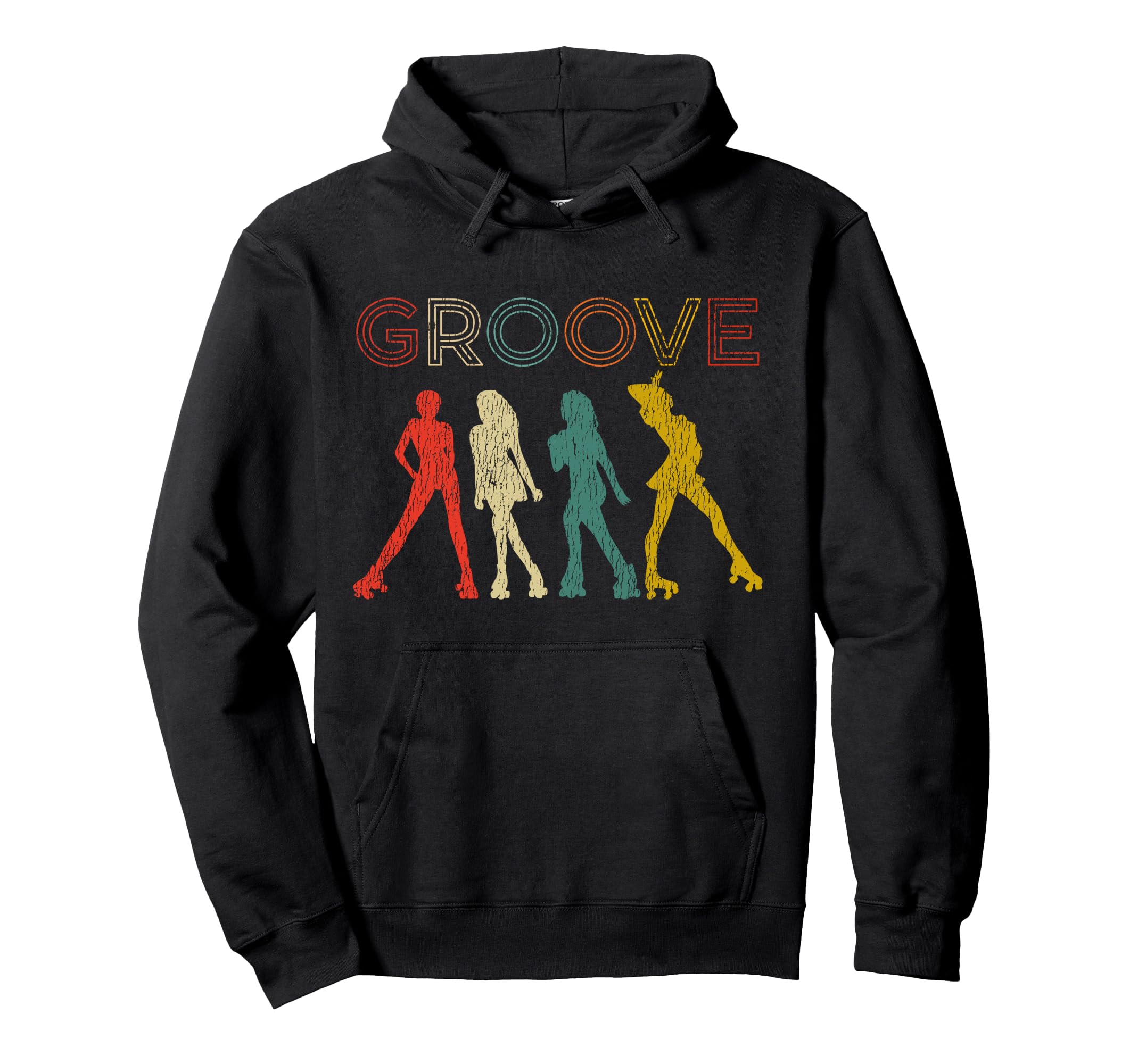 Roller Skating Skate 1970S Groove Hoodie - Novelty Apparel Unisex - T-Shirt, Sweatshirt, Hoodie