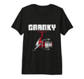 Funny Fishing Cranky Fishing Reel Fish Tri T-Shirt - Trendy Graphic Unisex - T-Shirt, Sweatshirt, Hoodie