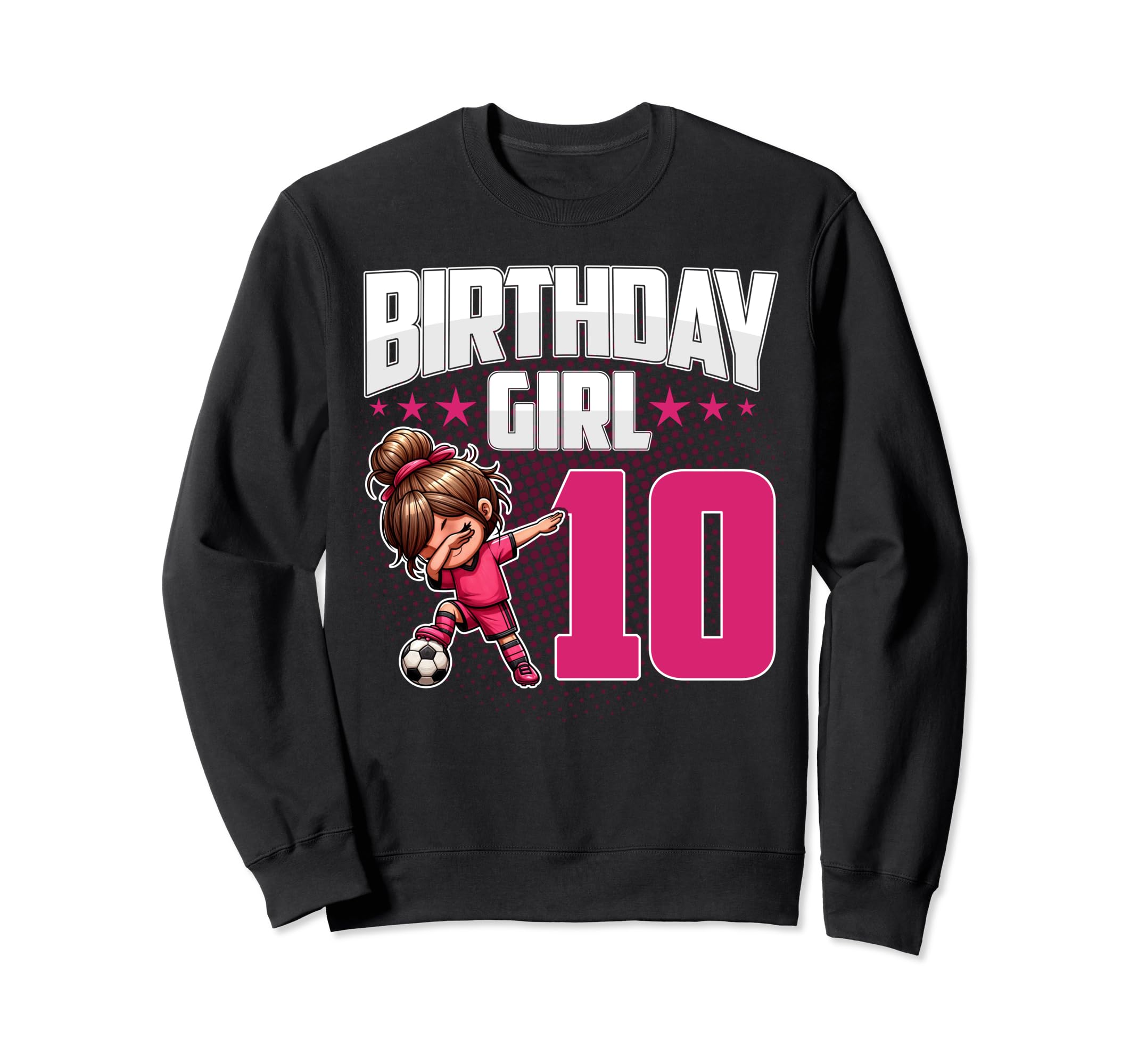 10Th Birthday Soccer Dabbing 10 Years Sweatshirt - Unique Graphic Unisex - T-Shirt, Sweatshirt, Hoodie