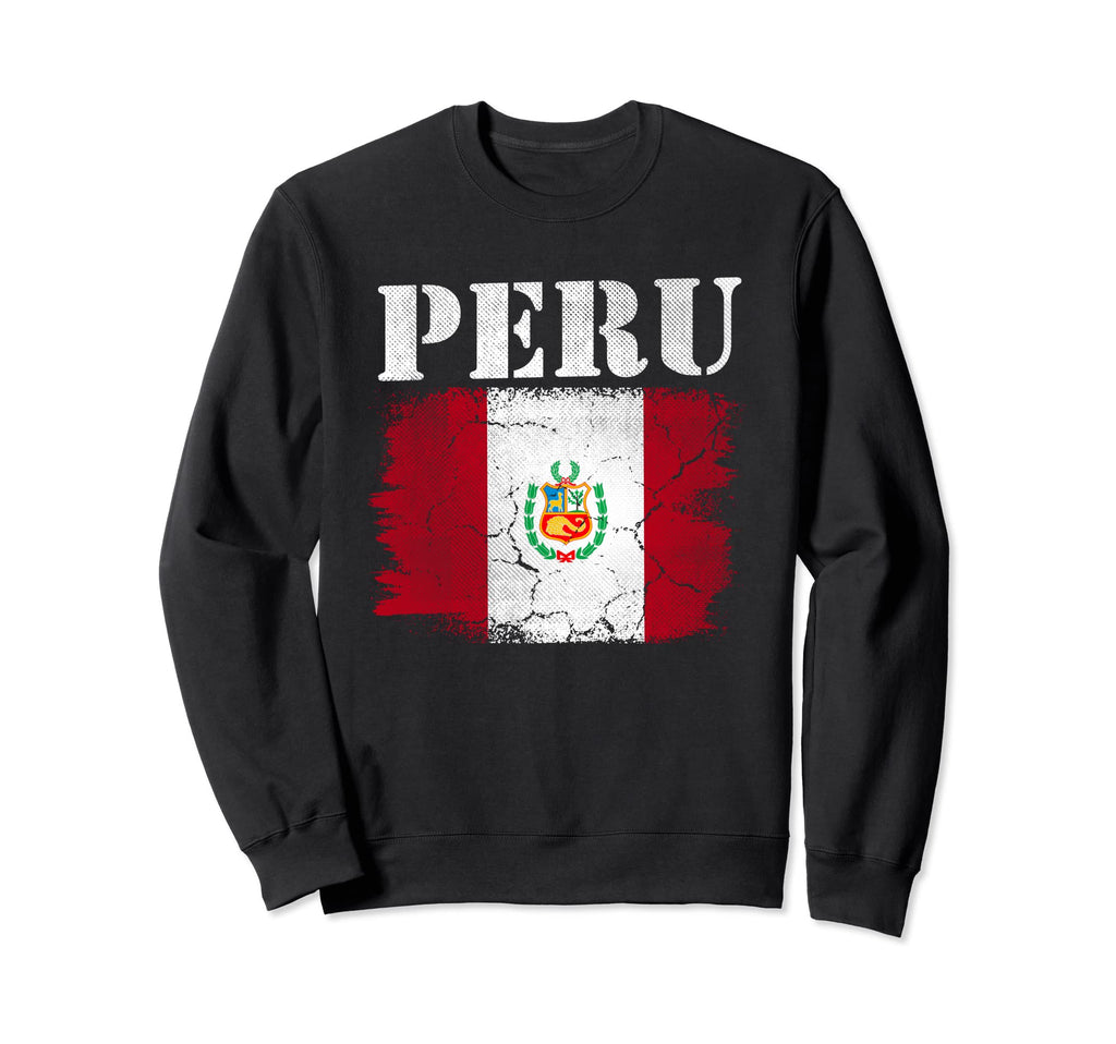 Peru Flag Patriotic Football Proud Sweatshirt - Custom Art Print Unisex - T-Shirt, Sweatshirt, Hoodie