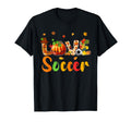 Love Soccer Thanksgiving Fall Leaves T-Shirt - Aesthetic Graphic Men Women - T-Shirt, Sweatshirt, Hoodie