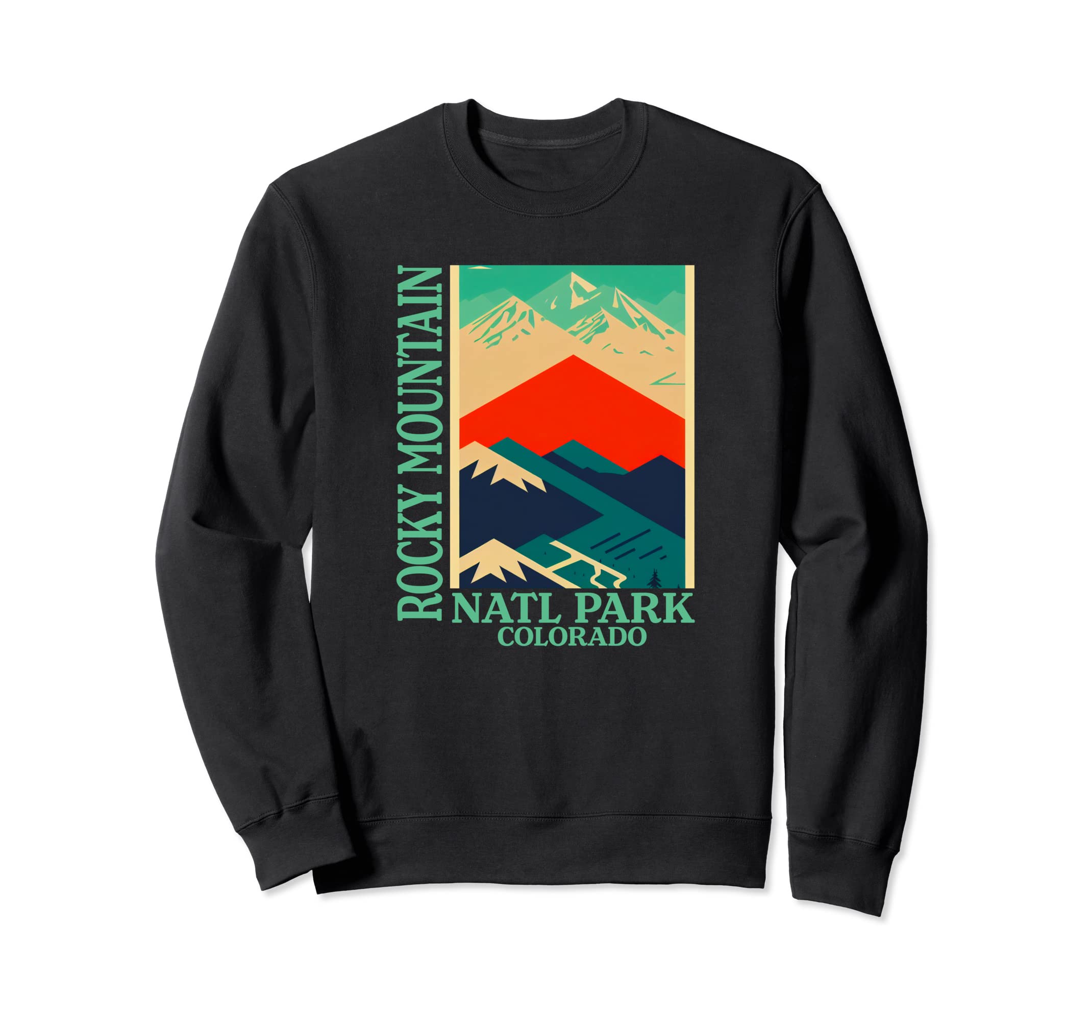 Colorado Rocky Mountain National Park Sweatshirt - Unique Graphic Unisex - T-Shirt, Sweatshirt, Hoodie