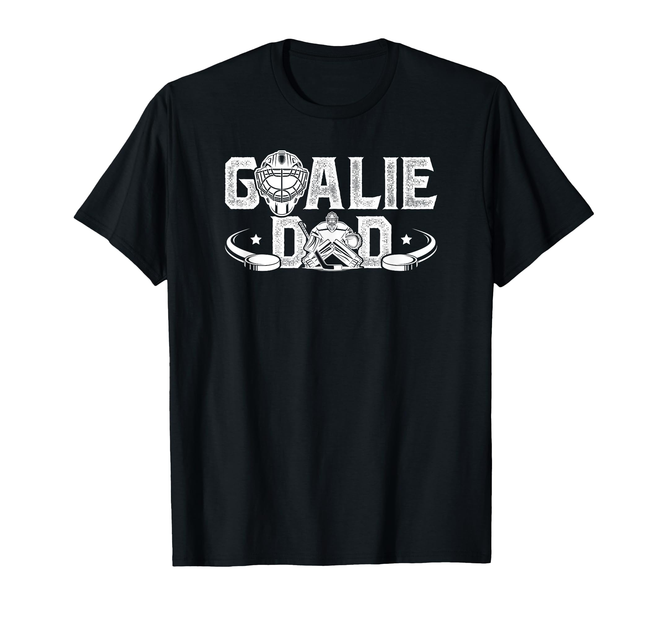 Ice Hockey Goalie Dad Hockey T-Shirt - Fun Novelty Design for Adults - T-Shirt, Sweatshirt, Hoodie