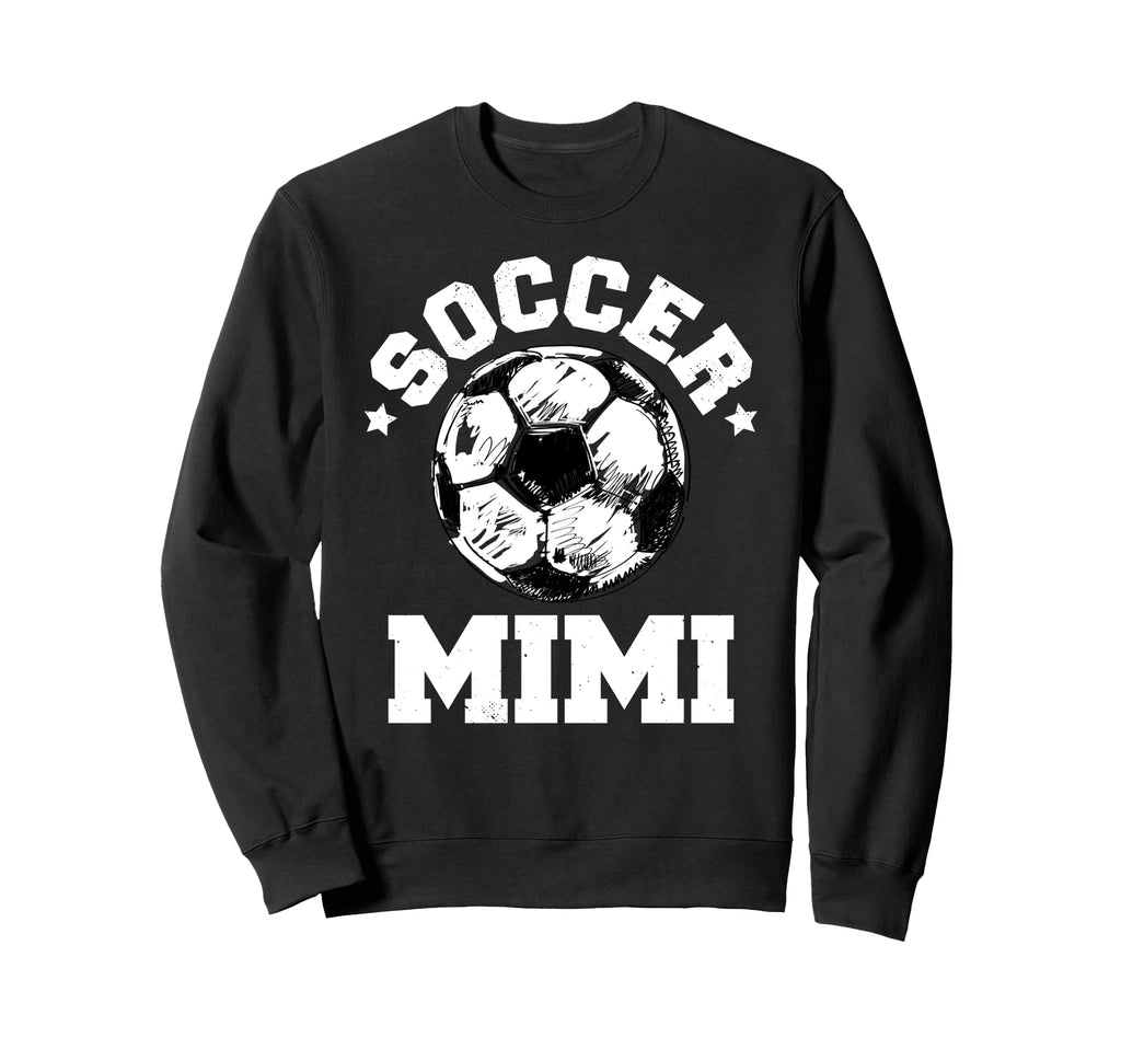 Soccer Mimi Soccer Ball Distressed Sweatshirt - Fun Novelty Design Unisex - T-Shirt, Sweatshirt, Hoodie