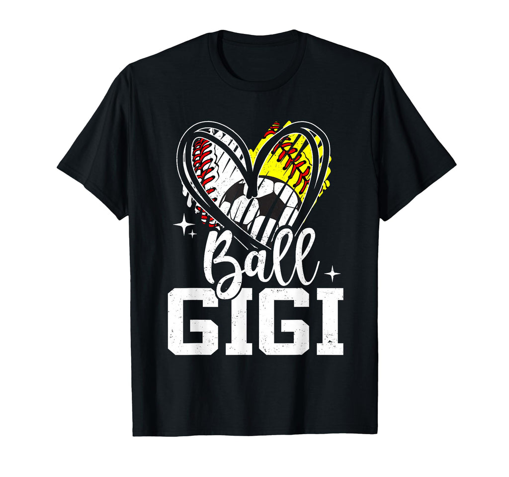 Ball Gigi Baseball Softball Soccer T-Shirt - Graphic Print for Adults - T-Shirt, Sweatshirt, Hoodie