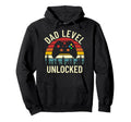 Dad Level Unlocked Funny Gamer New Daddy Hoodie - Novelty Apparel Unisex - T-Shirt, Sweatshirt, Hoodie