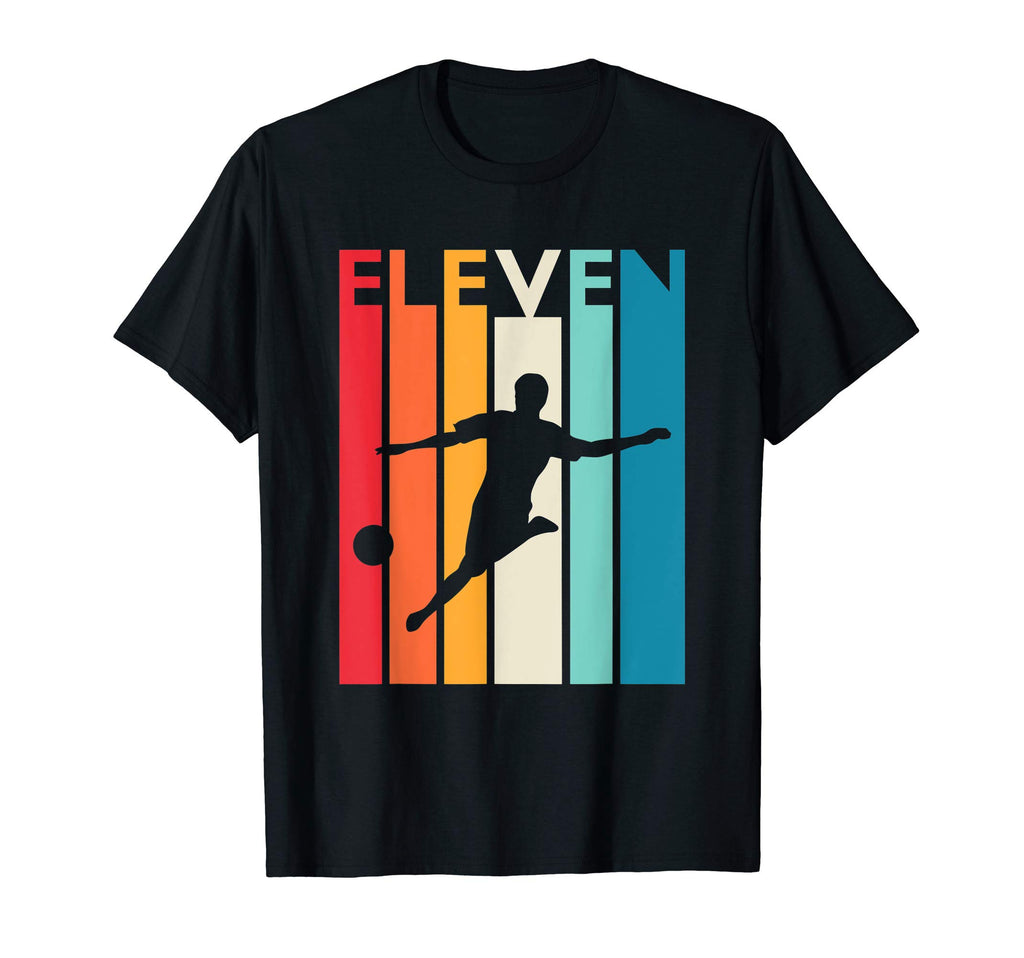 11Th Birthday Gift Eleven Soccer 11 Year T-Shirt - Trendy Graphic Unisex - T-Shirt, Sweatshirt, Hoodie