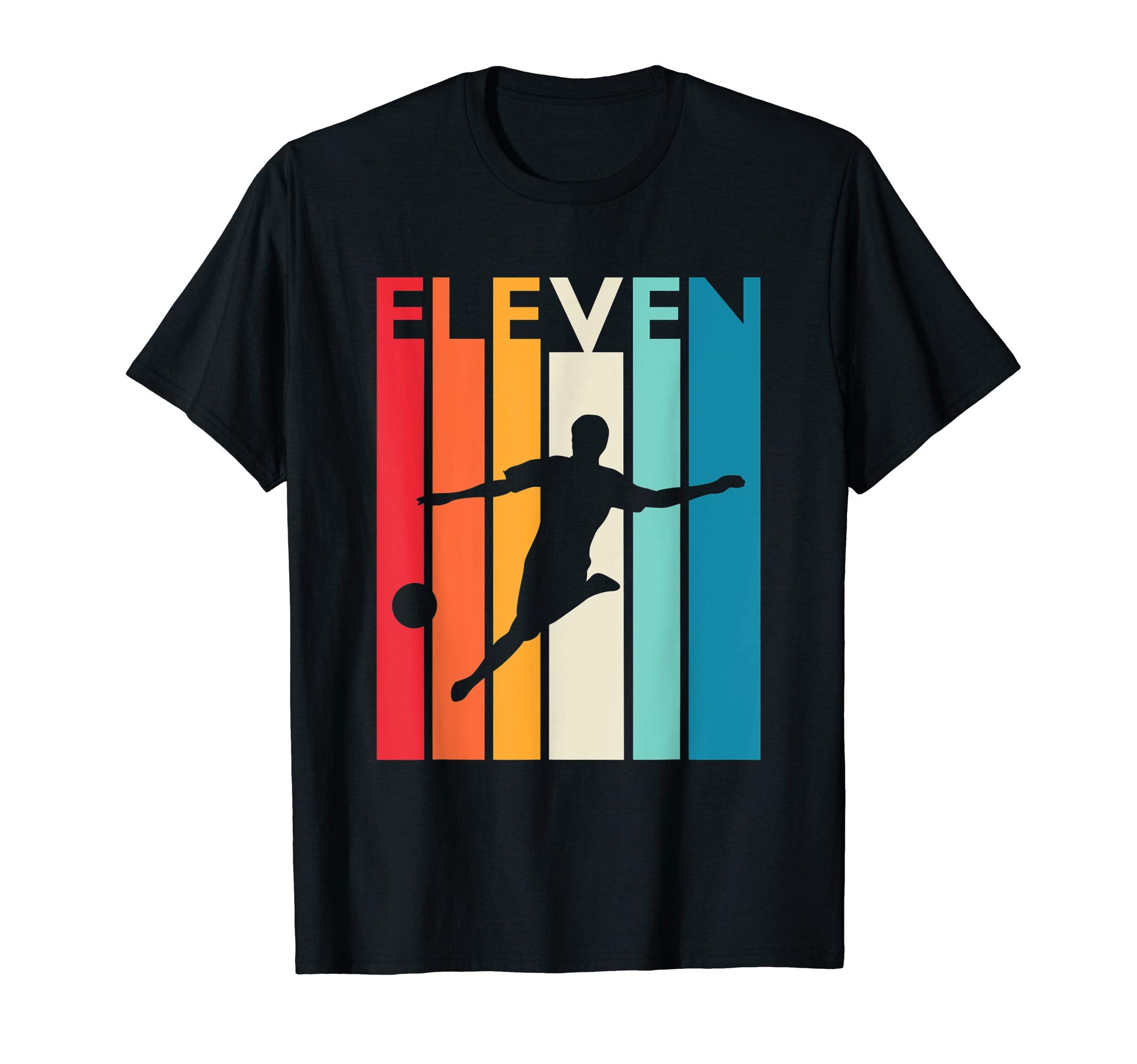 11Th Birthday Gift Eleven Soccer 11 Year T-Shirt - Trendy Graphic Unisex - T-Shirt, Sweatshirt, Hoodie