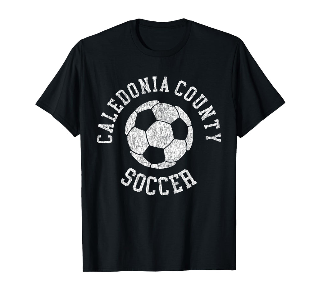 Caledonia County Soccer Distressed 90S T-Shirt - Custom Art Print Unisex - T-Shirt, Sweatshirt, Hoodie