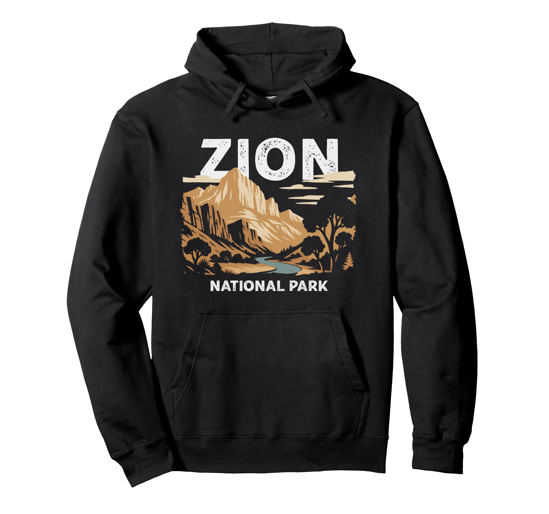 Zion National Park Utah Scenic Hoodie - Casual Everyday Wear for Adults - T-Shirt, Sweatshirt, Hoodie