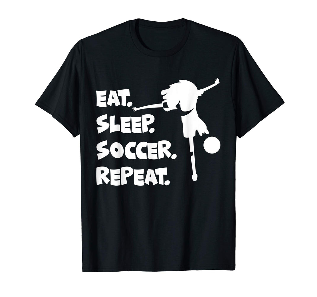 Eat Sleep Soccer Repeat Soccer Gif T-Shirt - Trendy Graphic for Adults - T-Shirt, Sweatshirt, Hoodie