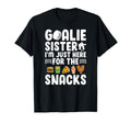 Funny Hockey Goalie Sister Ice Hockey T-Shirt - Trendy Graphic for Adults - T-Shirt, Sweatshirt, Hoodie