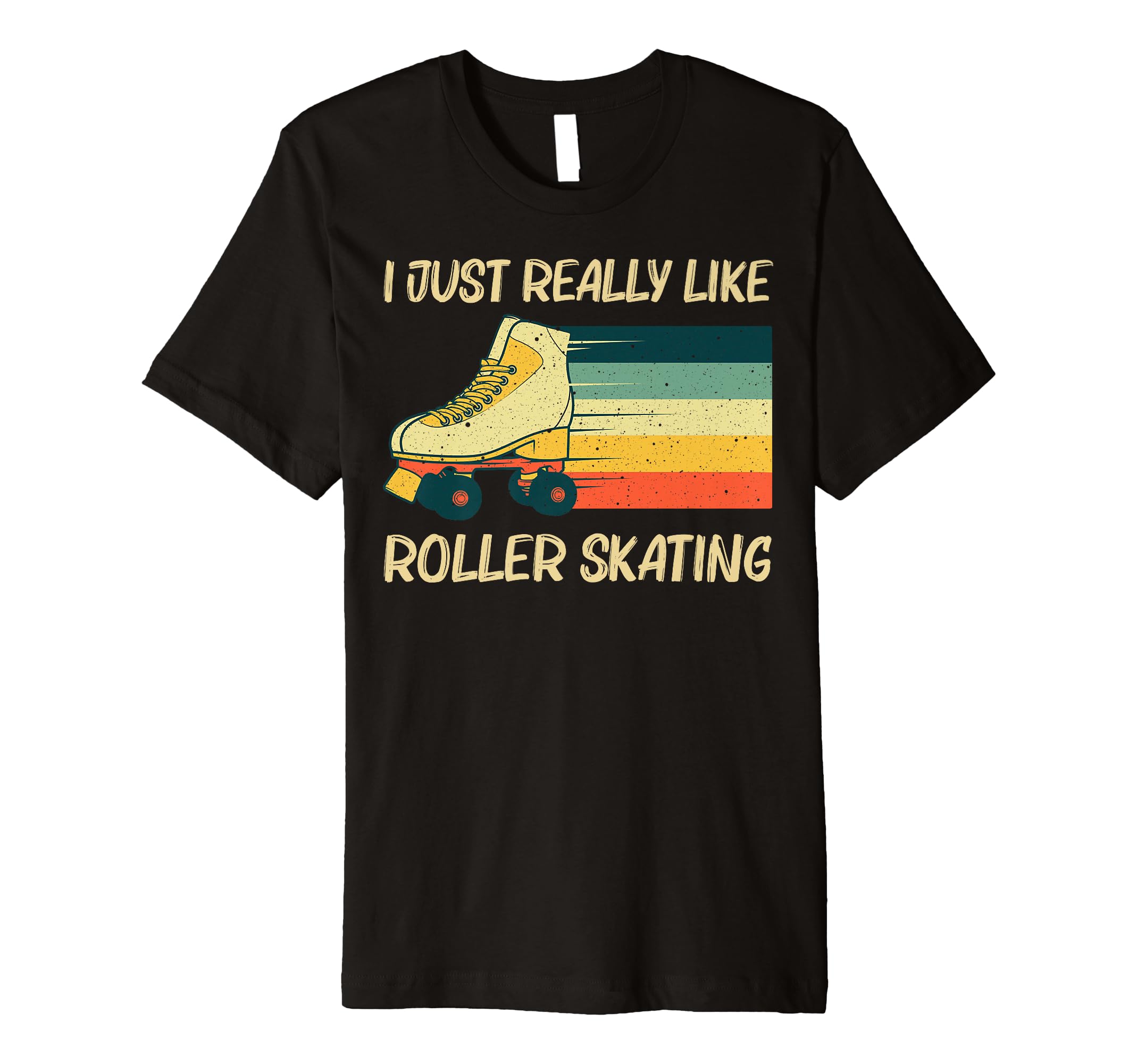 Roller Skating Roller Skate Derby 80S T-Shirt - Novelty Apparel for Adults - T-Shirt, Sweatshirt, Hoodie