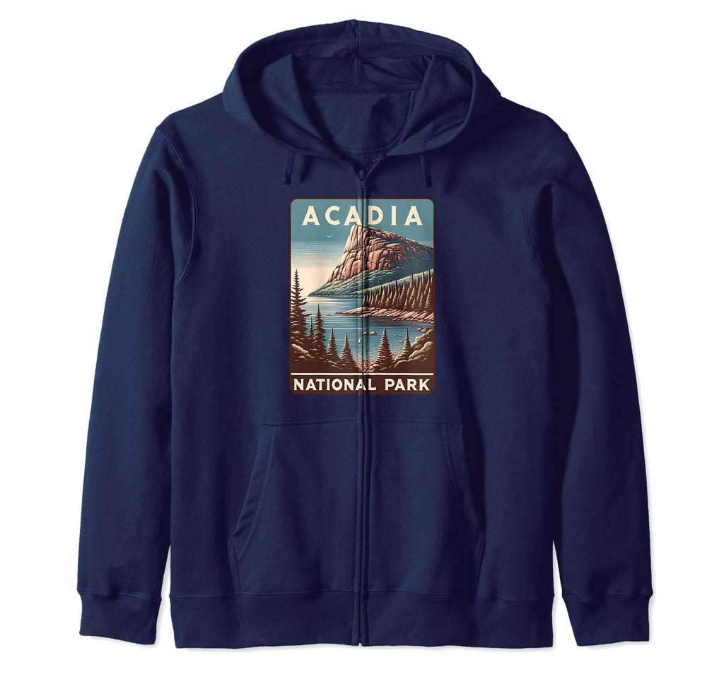 Acadia National Park Maine Usa Outdoor Hoodie - Aesthetic Graphic Men Women - T-Shirt, Sweatshirt, Hoodie