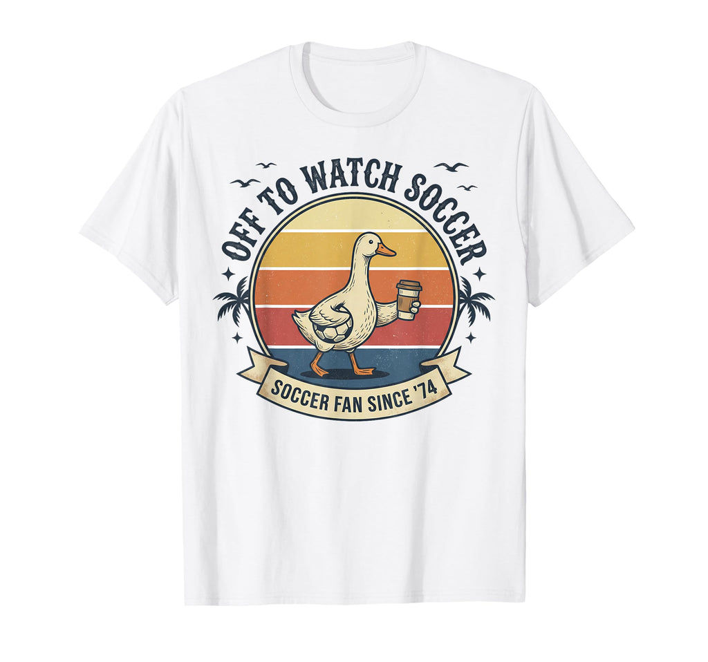 Off To Watch Soccer Goose Soccer Mama T-Shirt - Graphic Print Men Women - T-Shirt, Sweatshirt, Hoodie