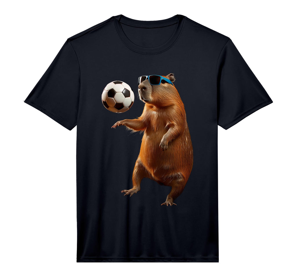Capybara Soccer Performance T-Shirt - Graphic Print Men Women - T-Shirt, Sweatshirt, Hoodie