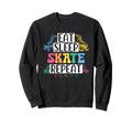 Roller Skating Skate 1970S Sweatshirt - Minimalist Print Unisex - T-Shirt, Sweatshirt, Hoodie