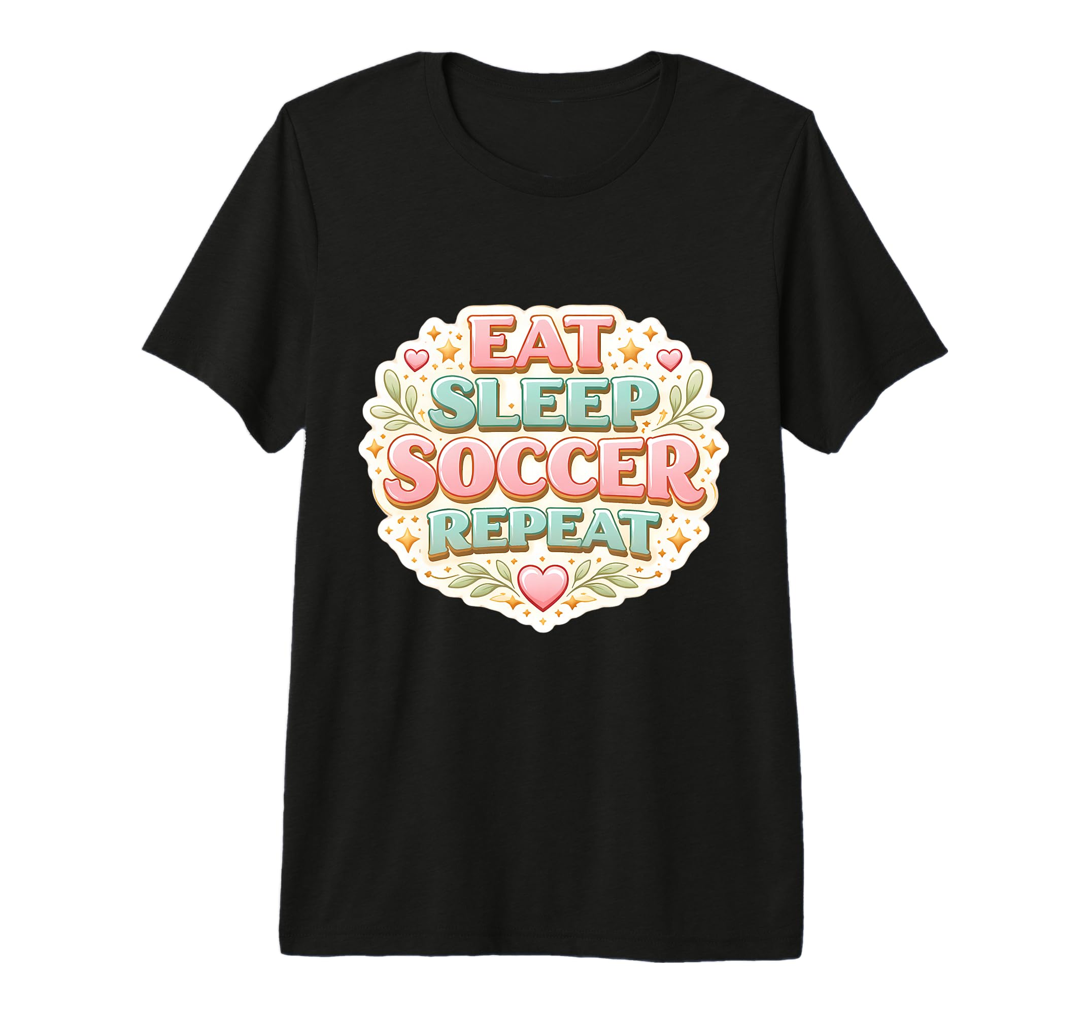 Eat Sleep Soccer Repeat Womens T-Shirt - Streetwear Style for Adults - T-Shirt, Sweatshirt, Hoodie