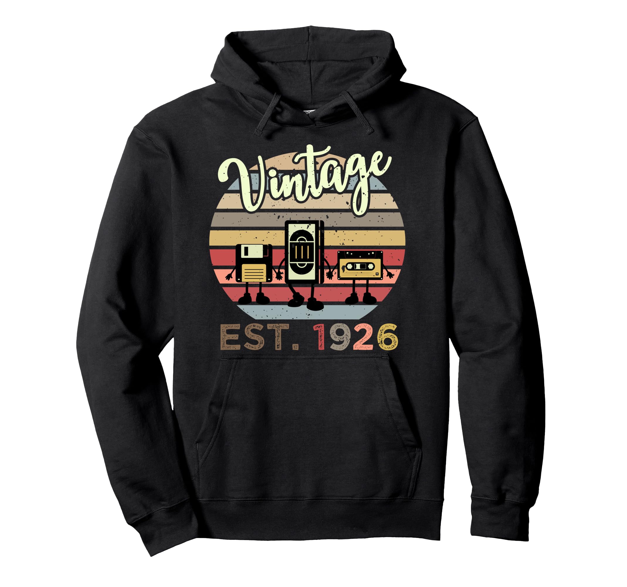 96Th Birthday 96 Years Old Est 1926 Hoodie - Novelty Apparel for Adults - T-Shirt, Sweatshirt, Hoodie
