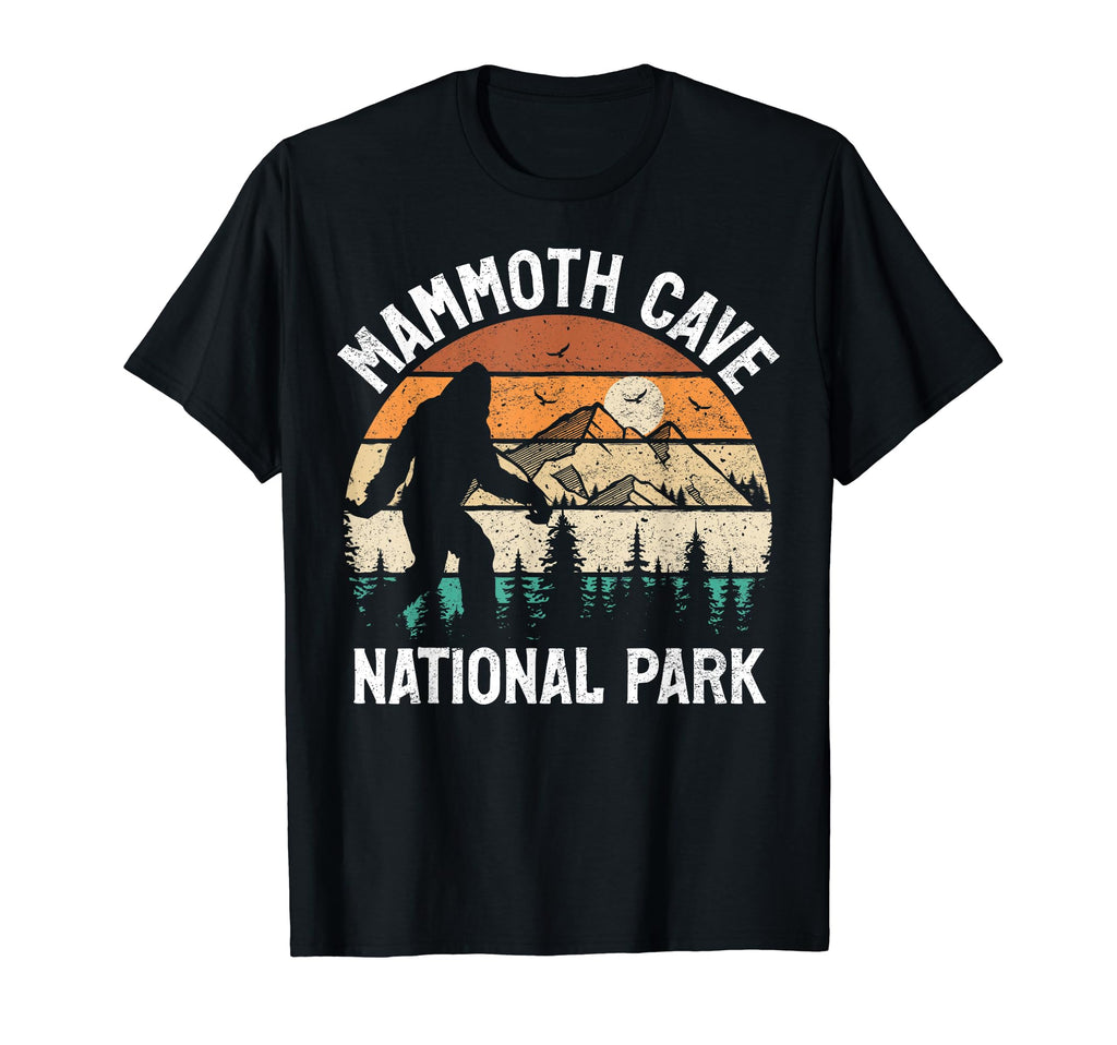 Mammoth Cave National Park Bigfoot T-Shirt - Minimalist Print for Adults - T-Shirt, Sweatshirt, Hoodie