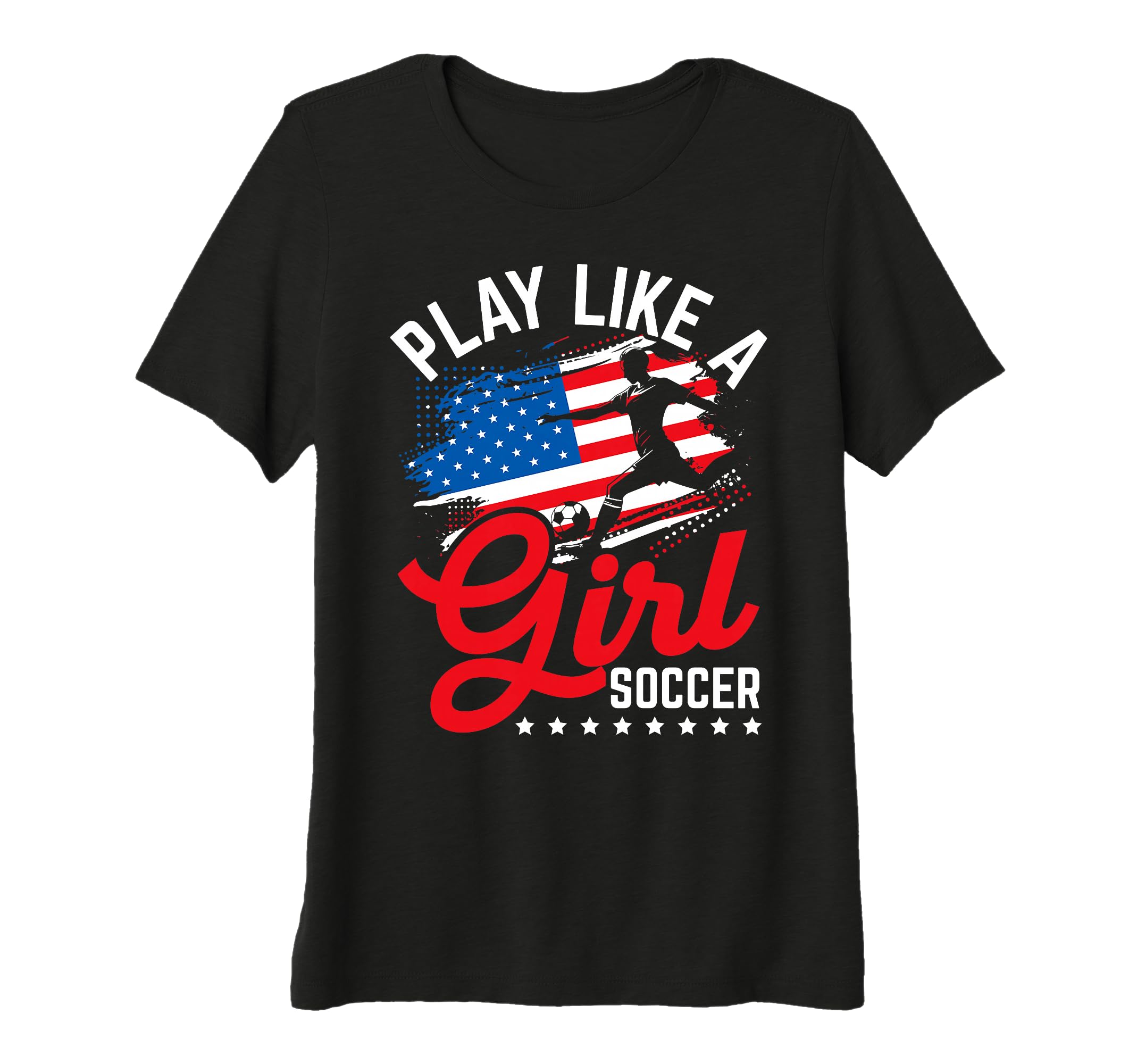 Play Like Soccer Player Athlete Team T-Shirt - Minimalist Print Men Women - T-Shirt, Sweatshirt, Hoodie