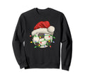 Soccer Santa Lights Matching Family Sweatshirt - Custom Art Print Unisex - T-Shirt, Sweatshirt, Hoodie
