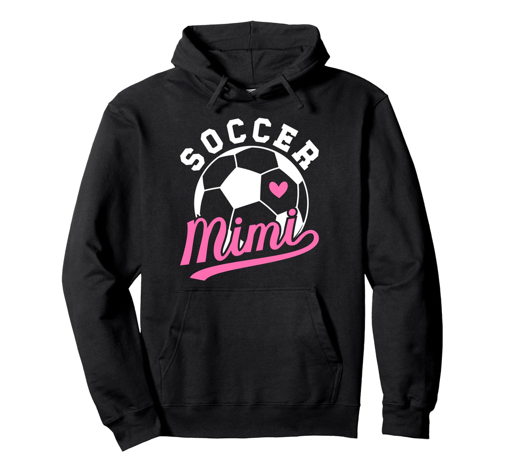 Soccer Mimi Heart Grandma Mimi Soccer Hoodie - Casual Everyday Wear Unisex - T-Shirt, Sweatshirt, Hoodie