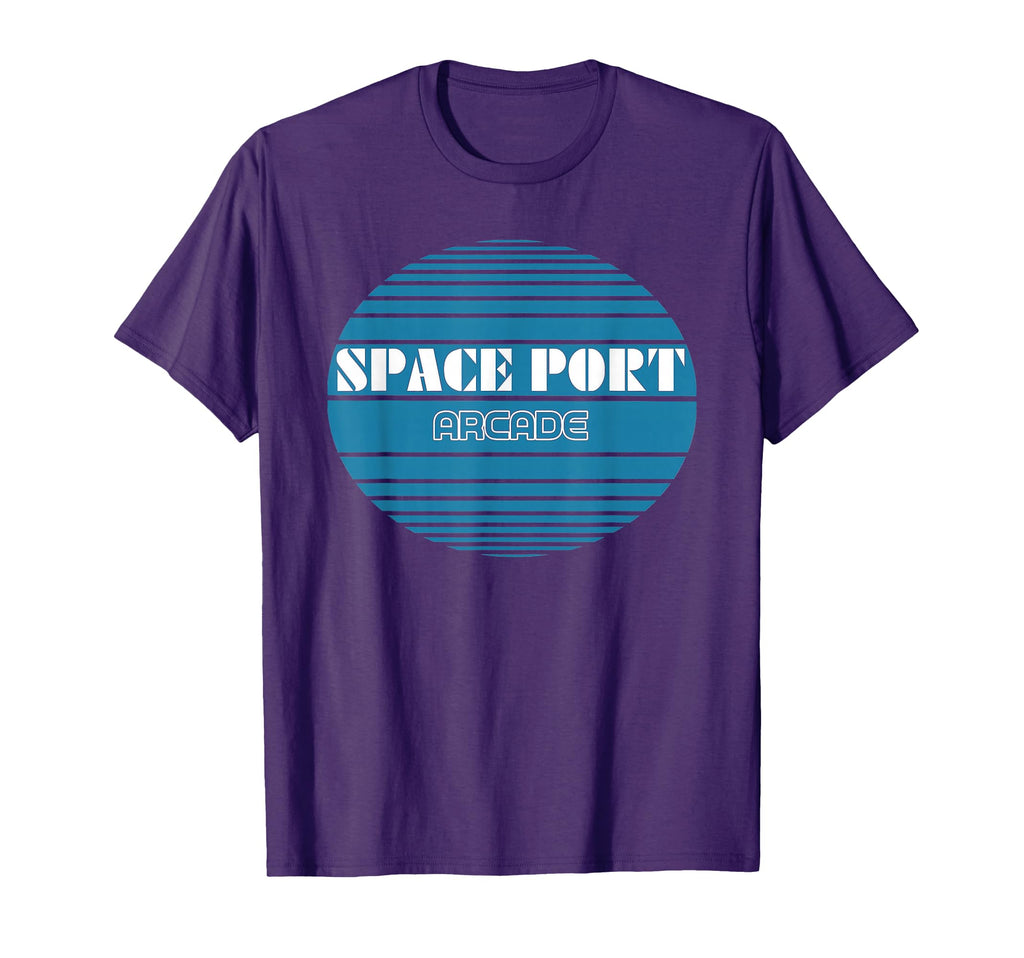 Space Port Arcade Video Games T-Shirt - Trendy Graphic for Adults - T-Shirt, Sweatshirt, Hoodie