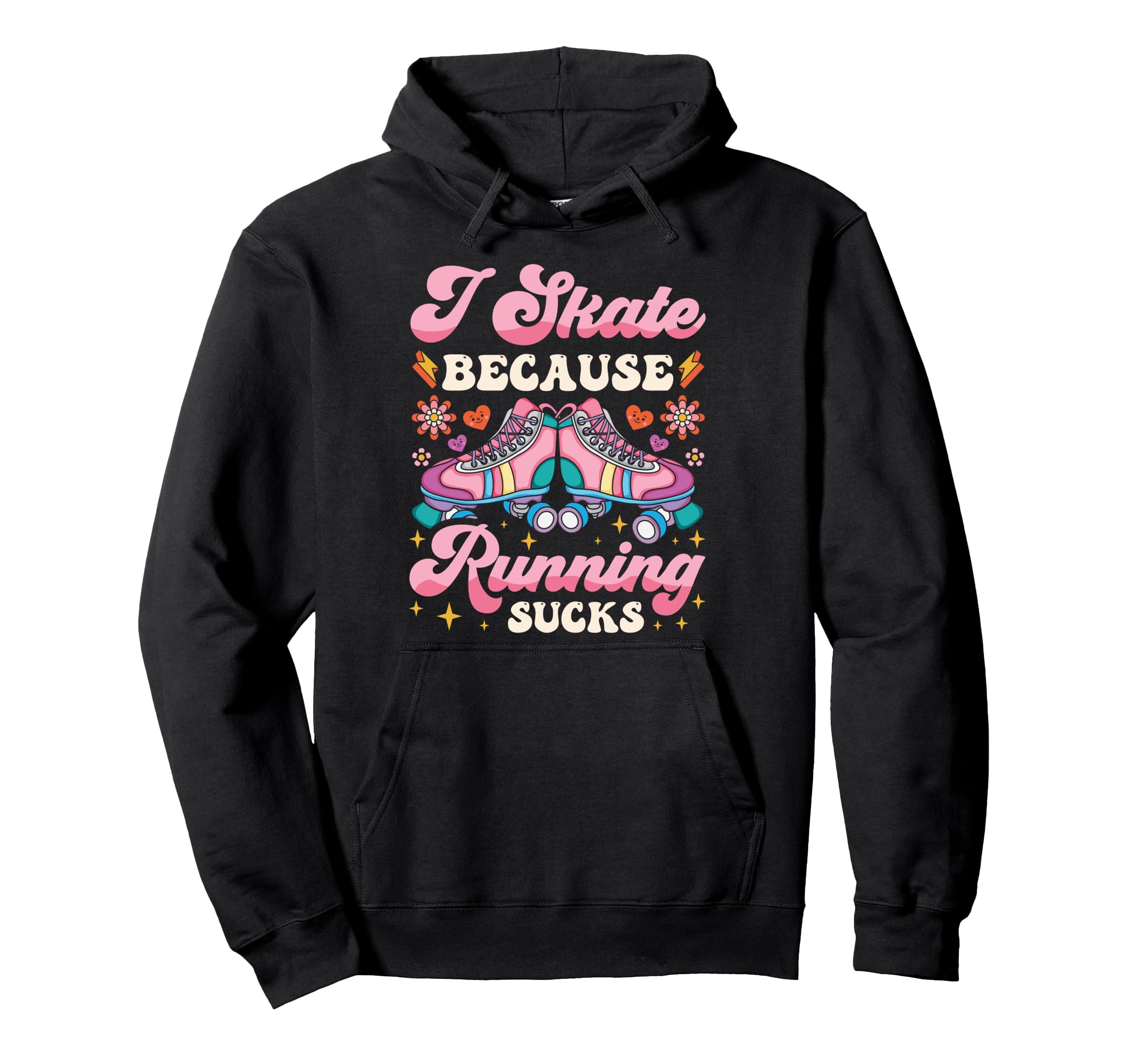 Roller Skating Skate 1970S I Skate Hoodie - Casual Everyday Wear Men Women - T-Shirt, Sweatshirt, Hoodie
