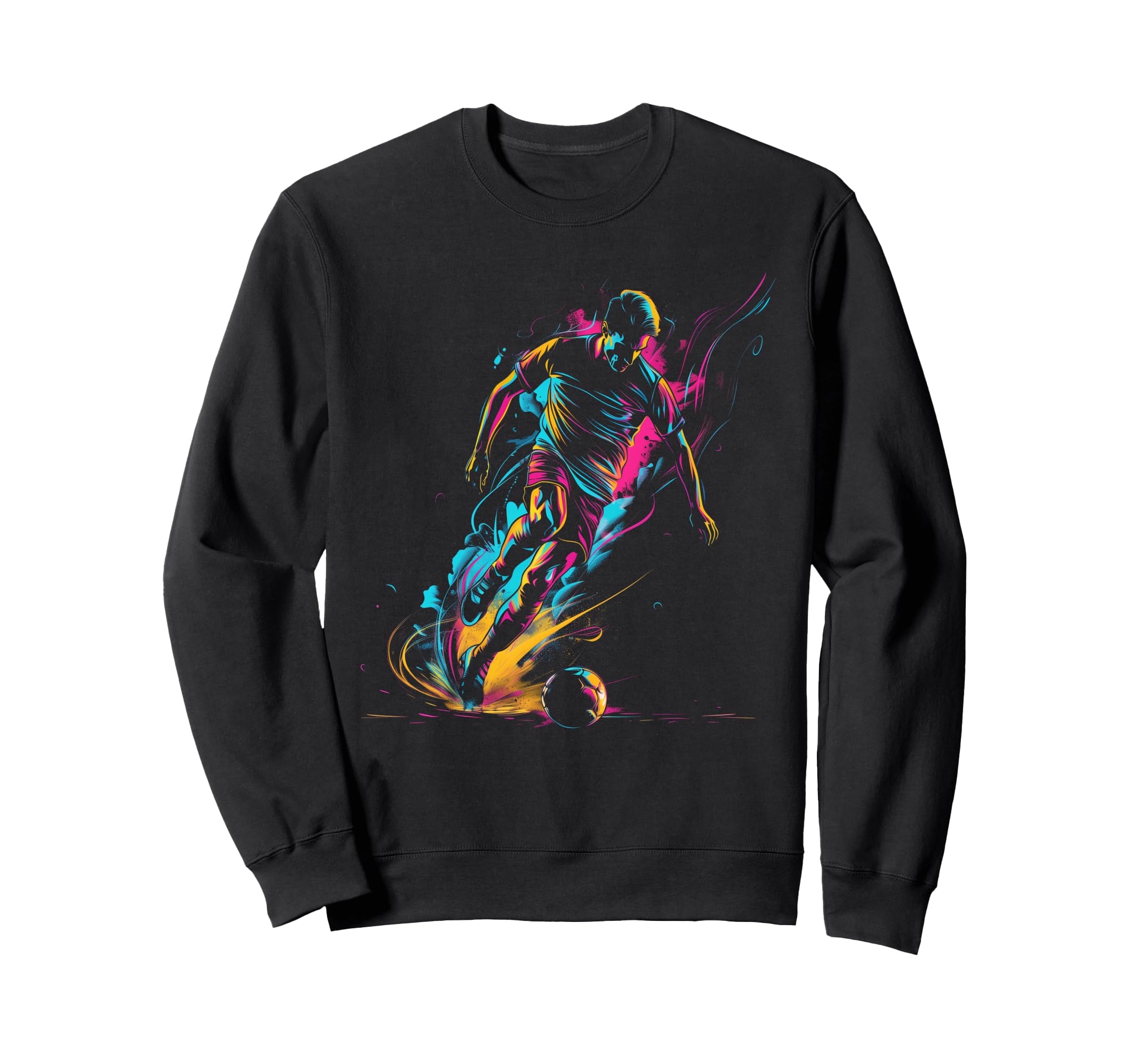 Soccer Player Sports Sweatshirt - Aesthetic Graphic Unisex - T-Shirt, Sweatshirt, Hoodie