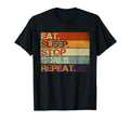 Eat Sleep Stop Goals Repeat Funny Goalie T-Shirt - Graphic Print Unisex - T-Shirt, Sweatshirt, Hoodie
