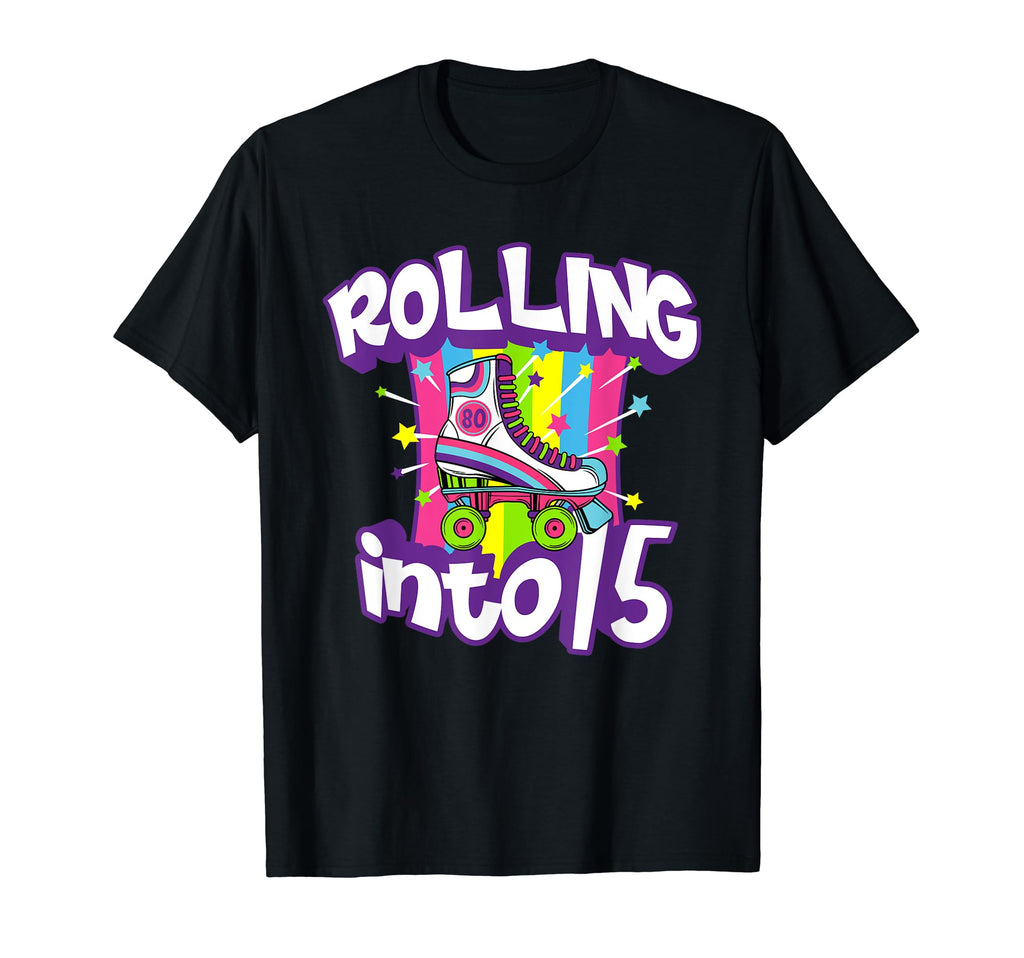 Roller Skates Funny 15Th Birthday 15 T-Shirt - Minimalist Print for Adults - T-Shirt, Sweatshirt, Hoodie