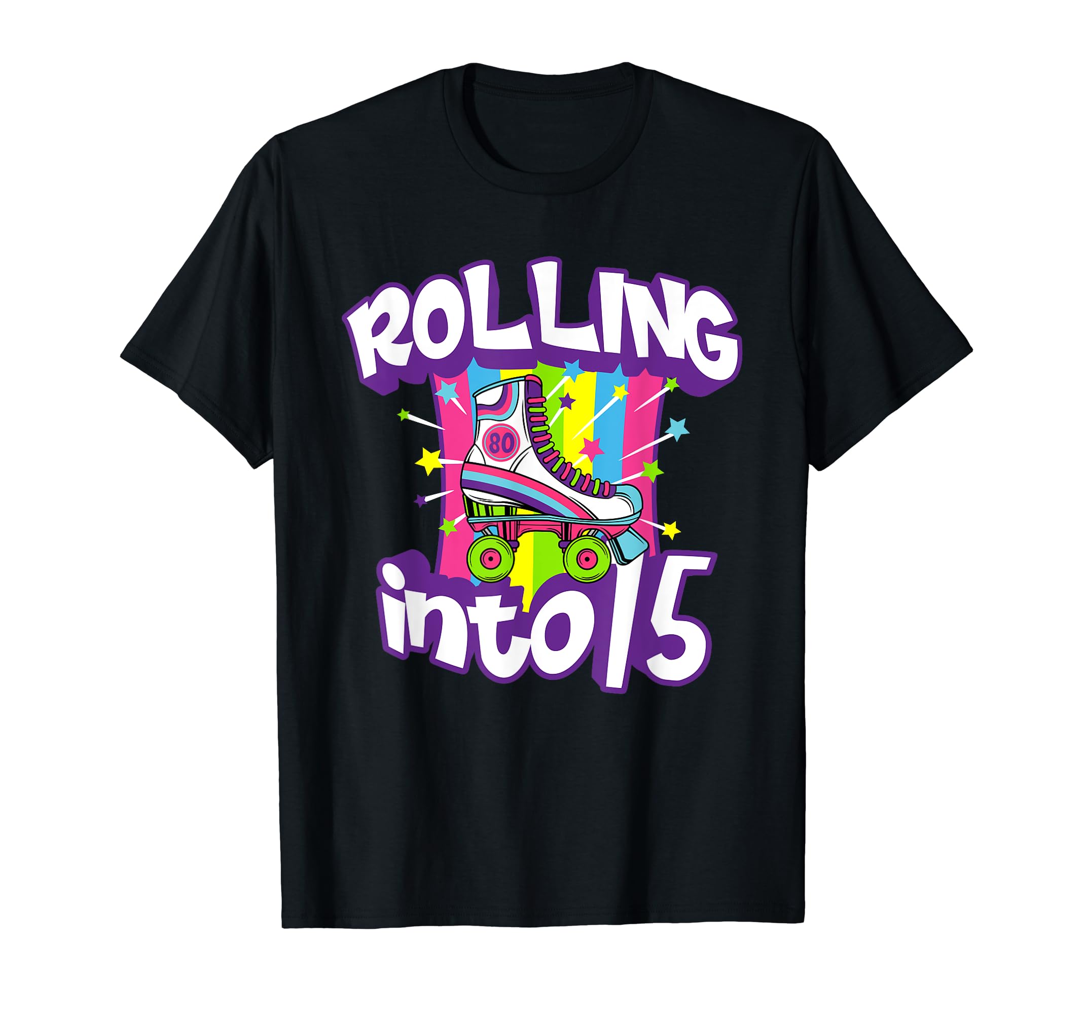 Roller Skates Funny 15Th Birthday 15 T-Shirt - Minimalist Print for Adults - T-Shirt, Sweatshirt, Hoodie