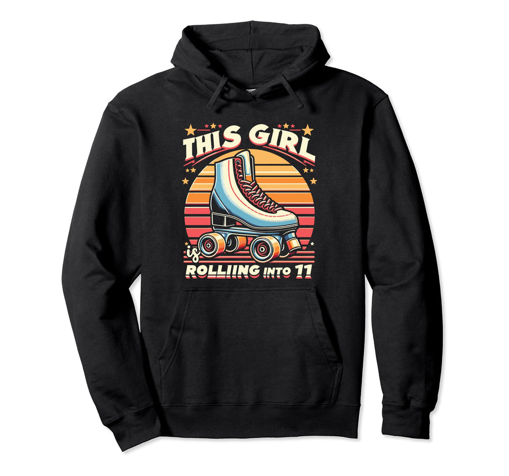 This Is Rolling Into 11 Roller Hoodie - Fun Novelty Design for Adults - T-Shirt, Sweatshirt, Hoodie